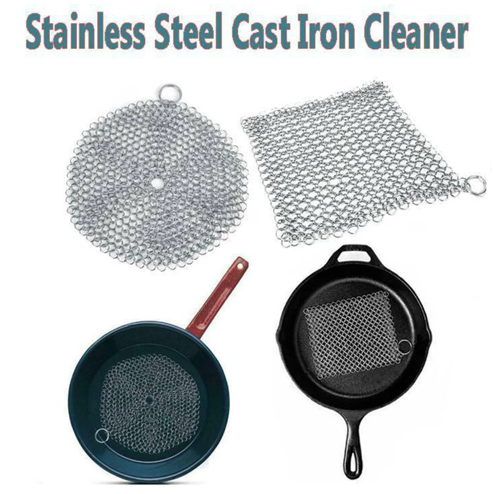

Kitchen Cleaning Ball Cleaning Round/Square Shape Safe Stainless Steel