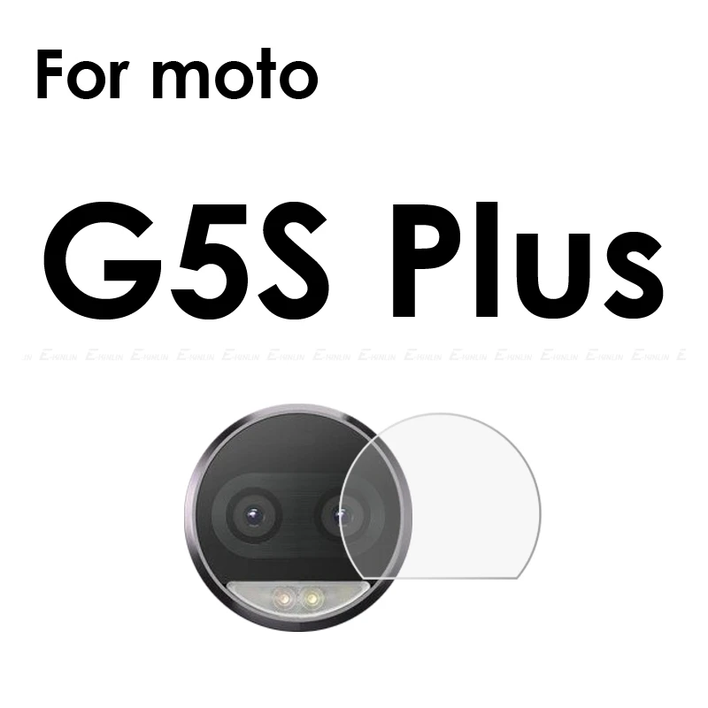 For Moto G5S Plus Задняя крышка объектива камеры из закаленного стекла для Motorola Moto G7 G6 G5S G5 G4 Plus power Z2 Z Force Play Защитная пленка для экрана - Цвет: For Moto G5S Plus