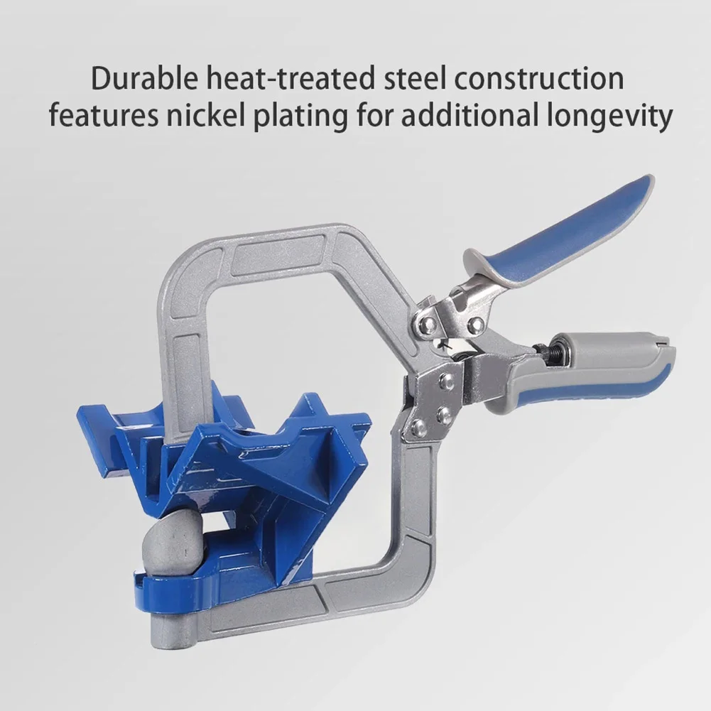 

Household Working Supplies Products 90 Degree Right Angle Woodworking Clamp Picture Frame Quick Fixed Corner Clip