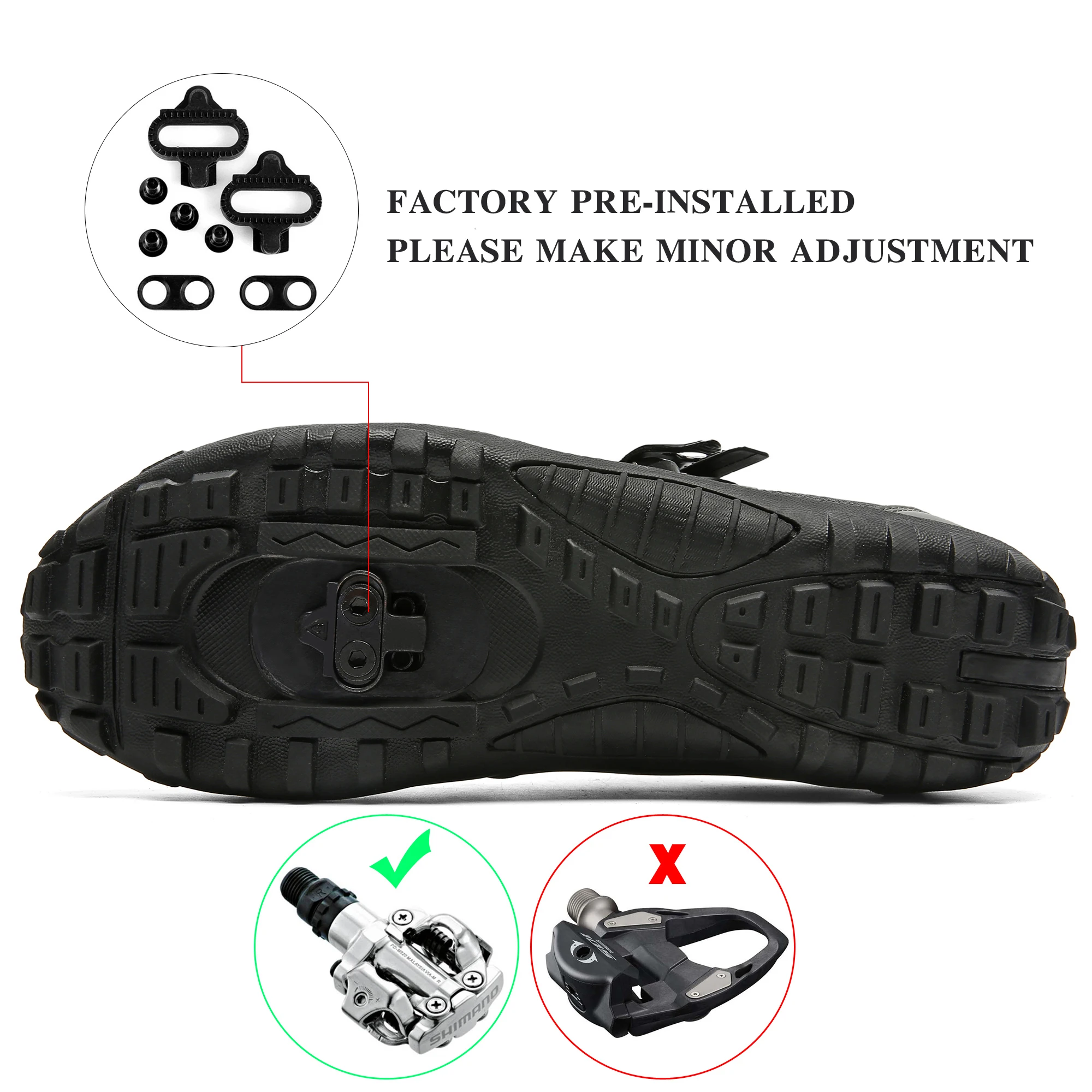 Мужская велосипедная обувь с шипами Spd совместимая педалями SHIMANO дышащая и