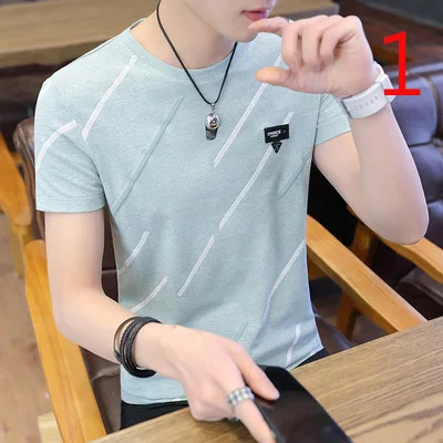 

Short-sleeved t-shirt men 2020 summer new Korean version of the wild loose