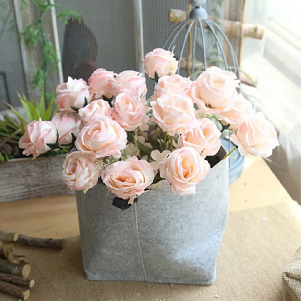 

1Pc Artificial Flower Silk Rose Garland Garden DIY Stage Party Wedding Festival Decor