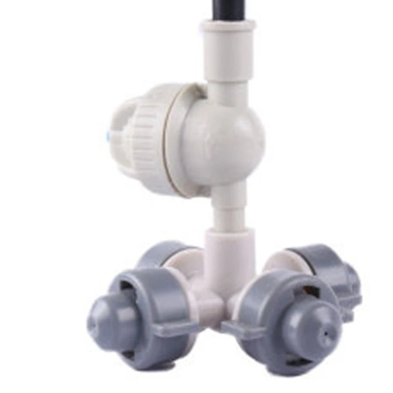 

Anti Drip Misting Valve Inner Hole 6mm to 6mm Outer Hole Irrigation Water Valve for Greenhouse Hanging Sprinkler 100Pcs