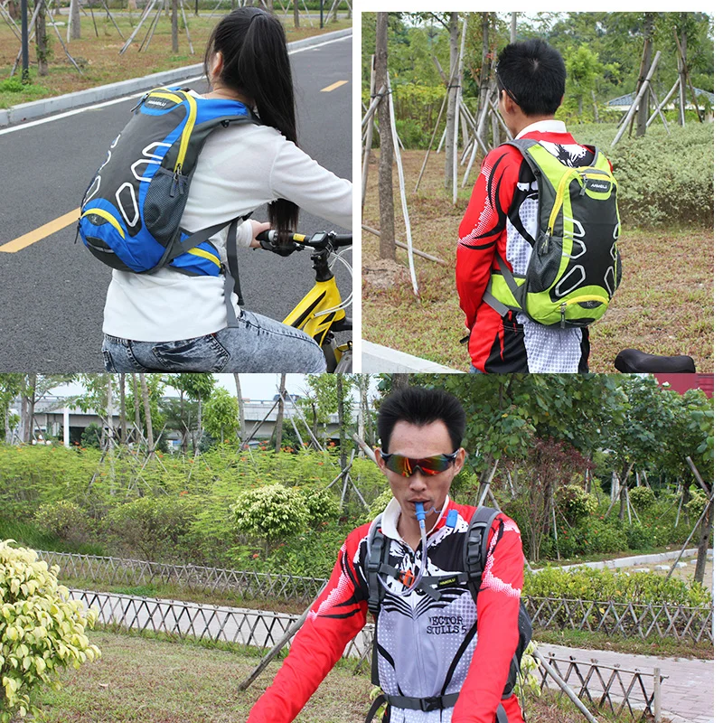 Anmeilu 15L Ultralight Bicycle Backpack Waterproof Cycling Bike Rucksack Men's Outdoor Riding Travel with Rain Cover | Спорт и