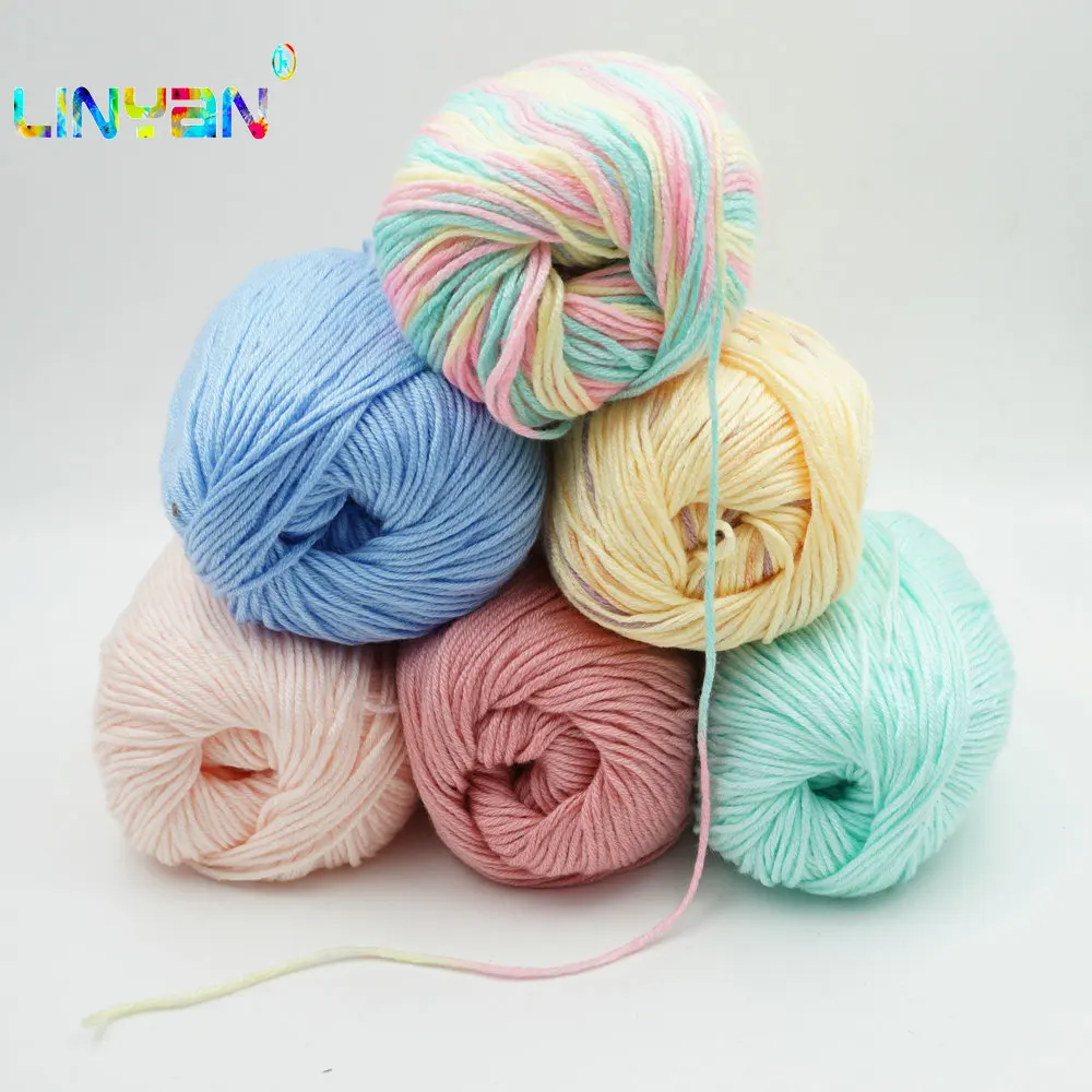 10 шт. * 50 г фиброзная бархатная пряжа для вязания кашемировая шерсть детская