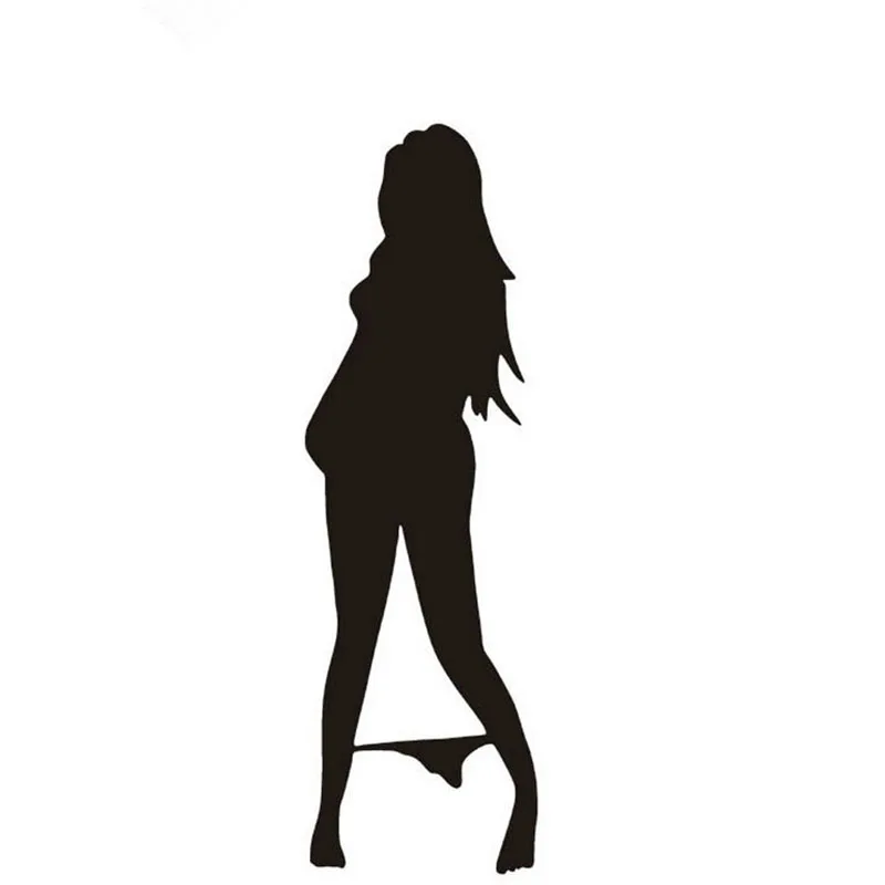 2016 Sexy Girls Car Sticker Styling Decal Wearing Bikini Super Cool Exterior Accessories 1Pcs White Black | Автомобили и