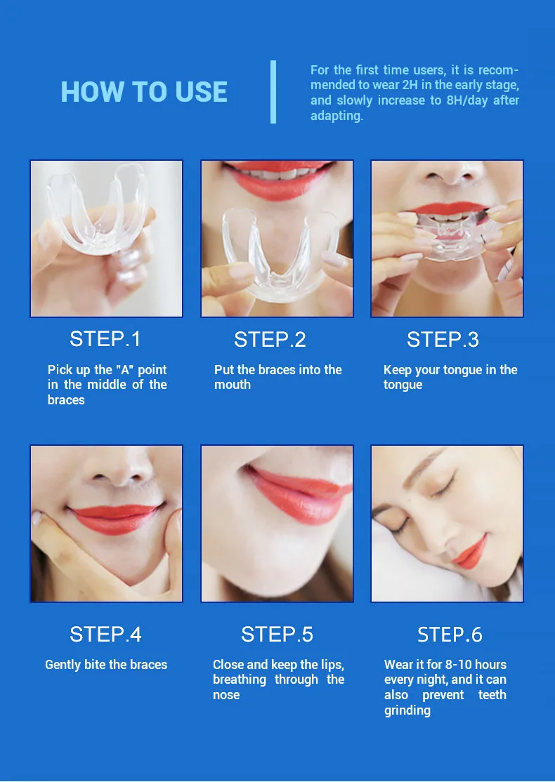 Взрослый выравнивание ретейнер для зубов Невидимый ортодонтический фиксатор