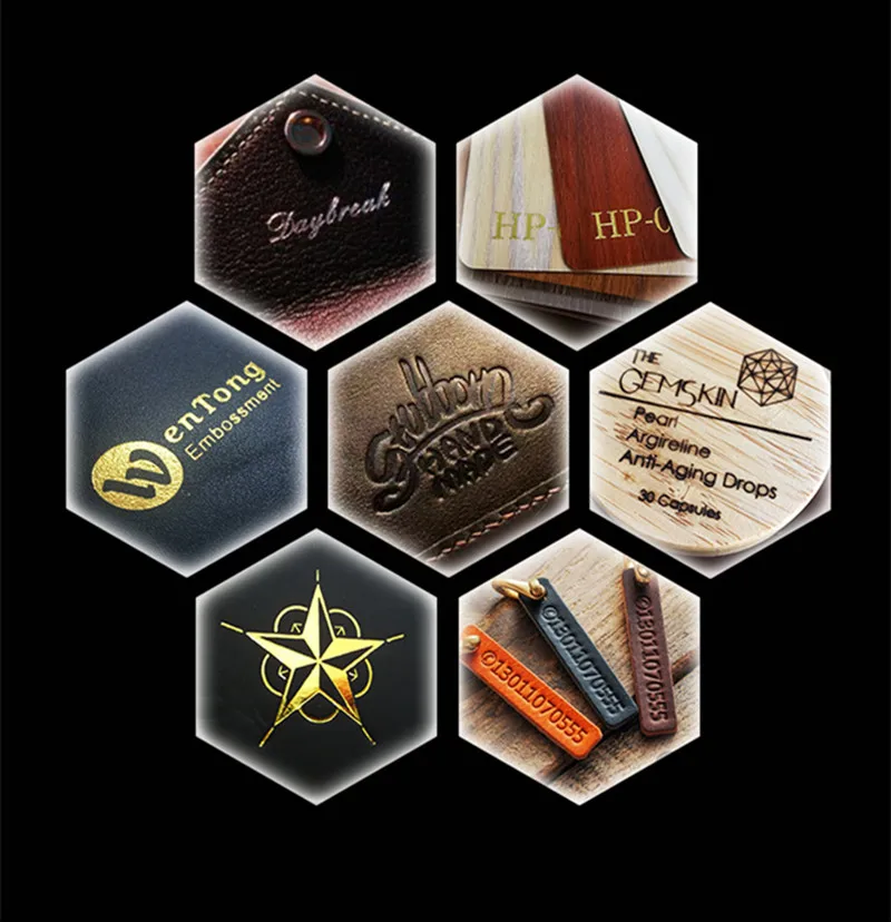 Машина для горячего тиснения фольгой тиснение кожи инструмент логотипа