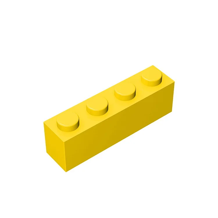 Строительные блоки technalalalal DIY 1x4 базовый кирпич alal Parts MOC творческие обучающие