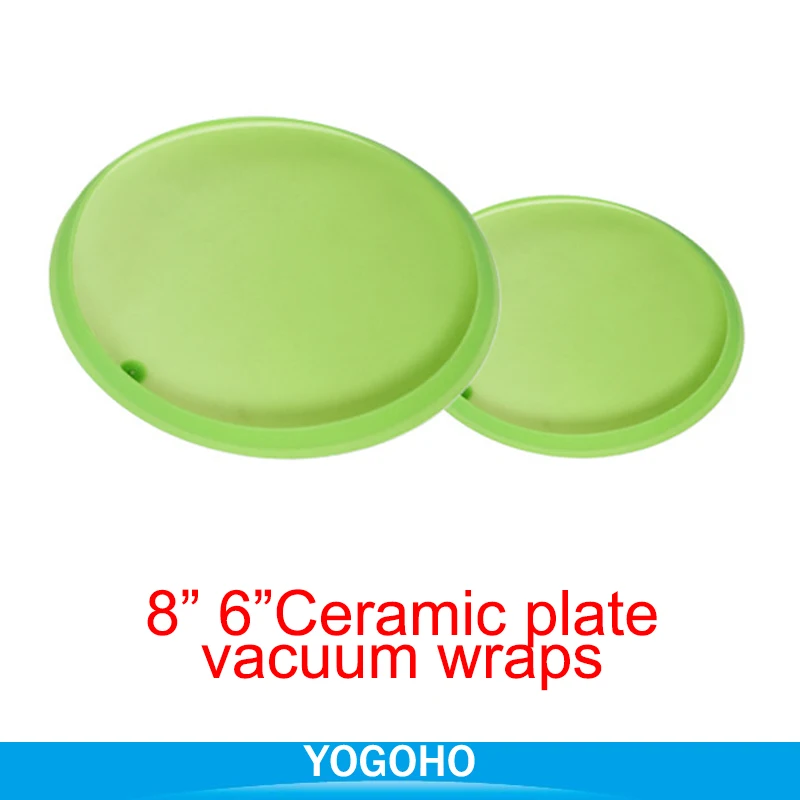 8inch ceramic plate 3D сублимационный принтер аксессуары обертки для бутылок кружка резиновые зажимы приспособление вакуумный насос печатная плата силиконовый вакуумный лист - Цвет: 8inch ceramic plate