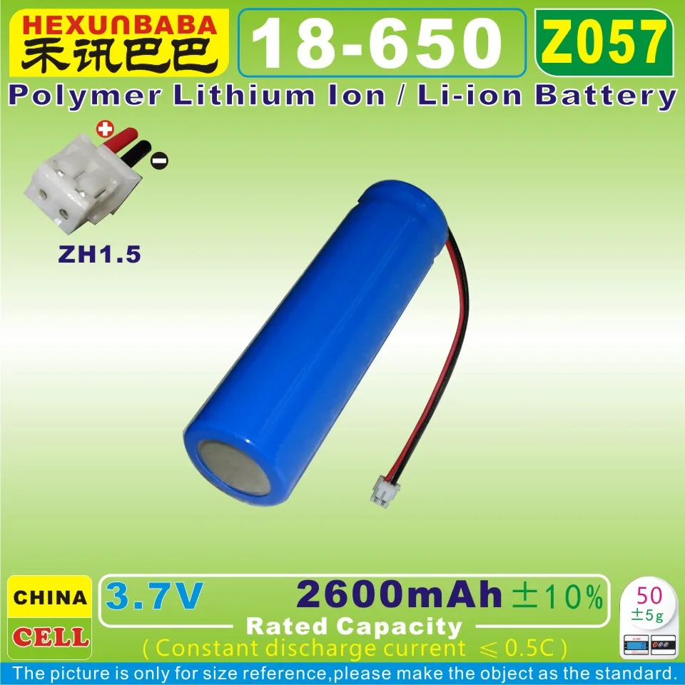 [Z056][Z057] 3 7 в 2600 мАч [18650]ZH1.5 2P Перезаряжаемая литий ионная батарея для внешнего
