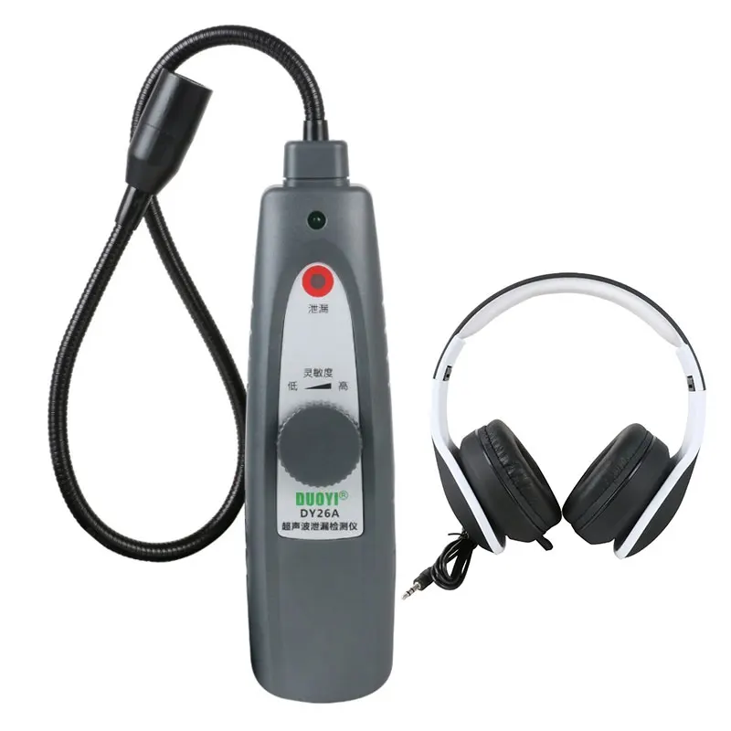 

Ultrasonic Leak Detector Transmitter Sealing Flaw Stethoscope Gas Water Leak Pressure Vacuum Probe Location Determine Car Repair