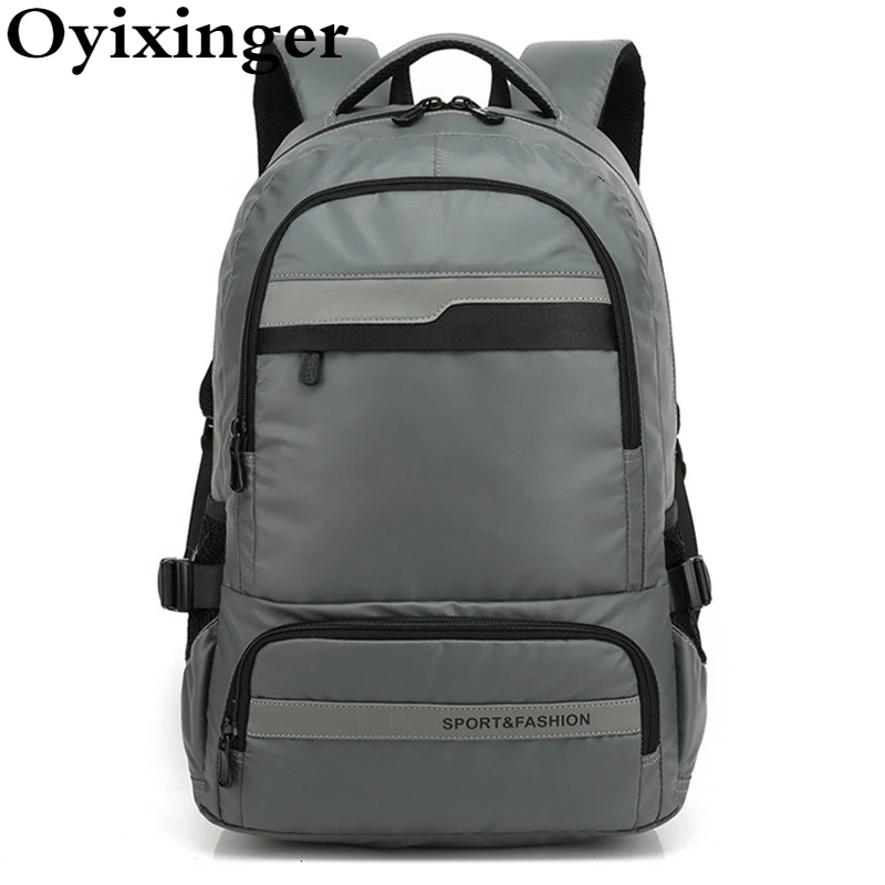 

OYIXINGER Men's Laptop Backpack New High Quality Oxford Backpacks For 14 Inch Macbook Hp Backpack Large Capacity Travel Bag Male