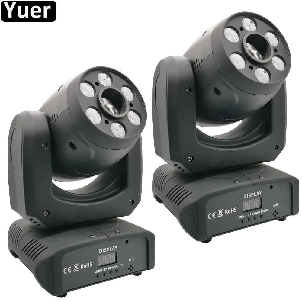 2 шт./лот диско свет RGBW 4 в 1 светодиодный сценический движущаяся головка Точечный