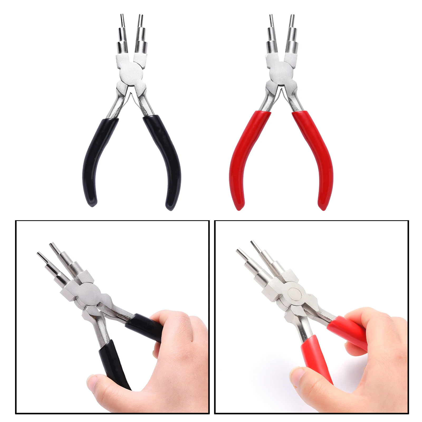 

Bail Making Pliers DIY Jewelry Tool Sets Carbon Steel Round Nose Pliers Jewelry Wire Looping Forming for Jewelry Making Tools