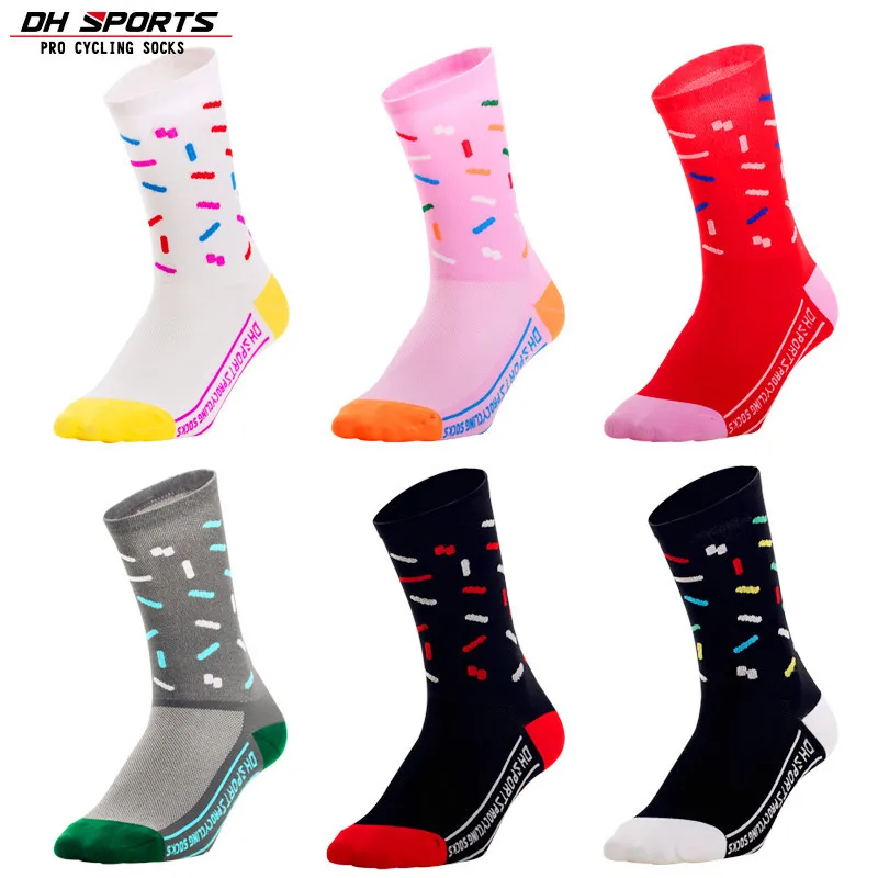 

Men Women Cycling Socks Outdoor Running Skateboarding Hiking Bike Bicycle Racing Socks Wear-resistant Breathable Sports Socks