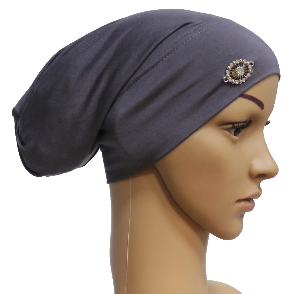 Мягкая Модальная внутренняя искусственная мусульманская стандартная шапочка