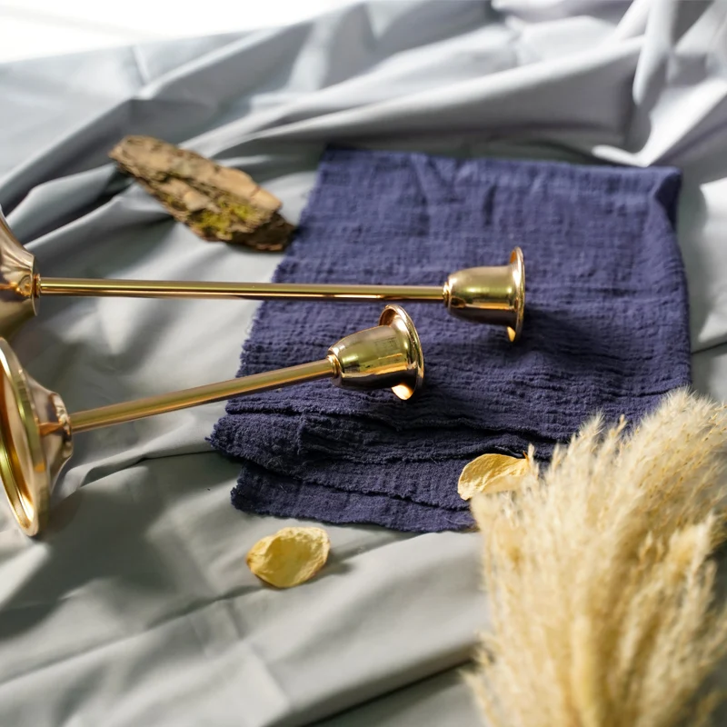 Простые моменты Классическая Бронзовая Свеча держатель свадебный подсвечник