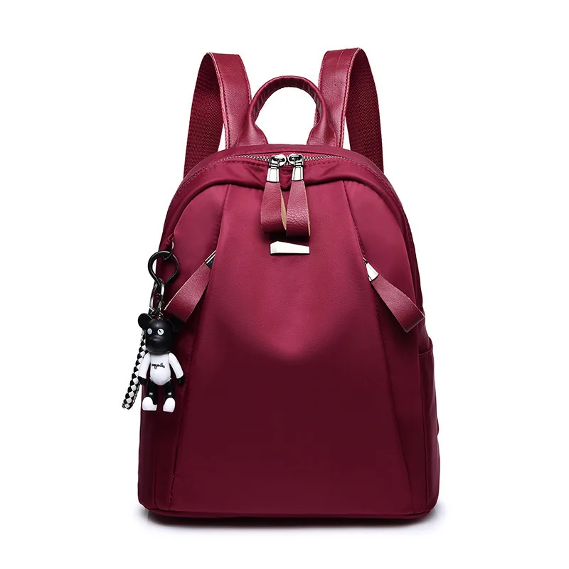 

Fashion Color Backpack Women PU Leather Travel Shoulder Rucksack Casual Small Backpacks 2019 Feminina Mochila