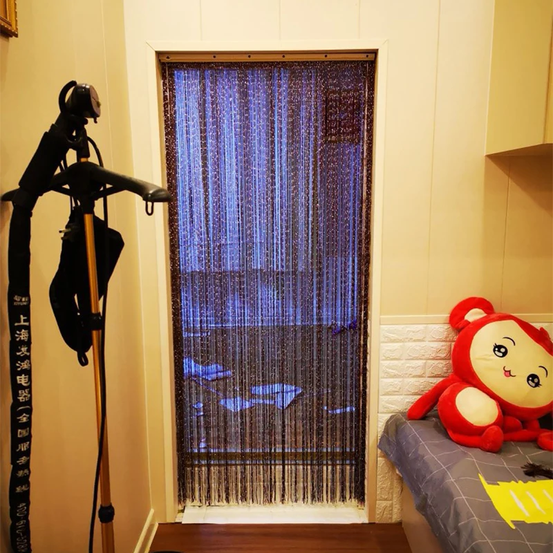 Занавеска с кристаллами и бусинами 300x300 см