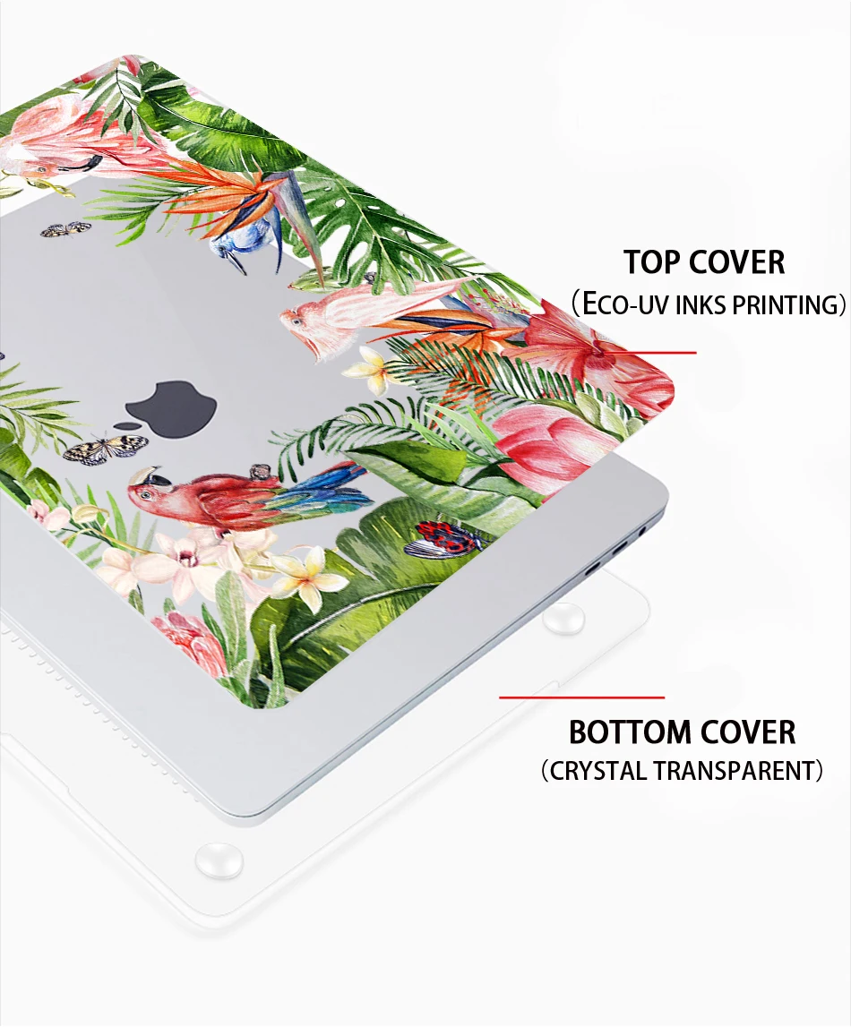 MTT чехол для ноутбука с цветочным узором и кристаллами для Macbook Air 11 13 Pro retina 13 15 дюймов с сенсорной панелью, Жесткий Чехол для ноутбука
