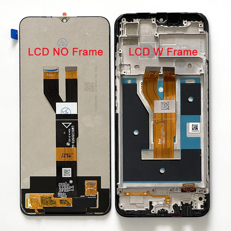 original 6 5 for oppo realme c11 2021 rmx3231 lcd display screen frametouch panel digitizer for realmerealme c11 2021 free global shipping