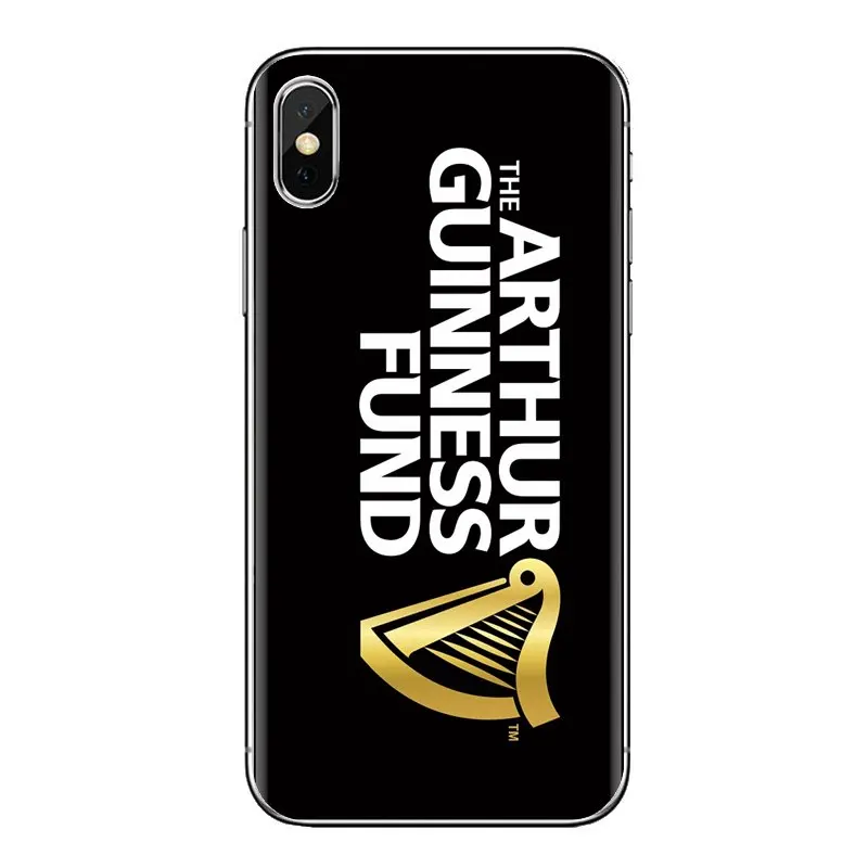 Пиво Guinness печать логотипа прозрачные мягкие чехлы для samsung Galaxy S3 S4 S5 мини S6 S7 край