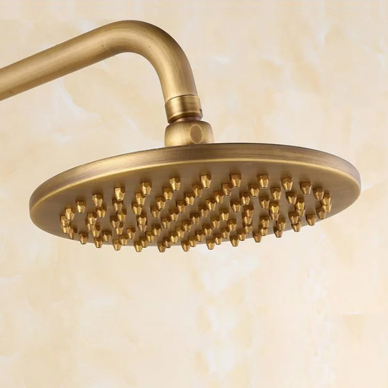 Бесплатная доставка 8 дюймов 20x20 см круглый тропический душ Насадки для душа Медь