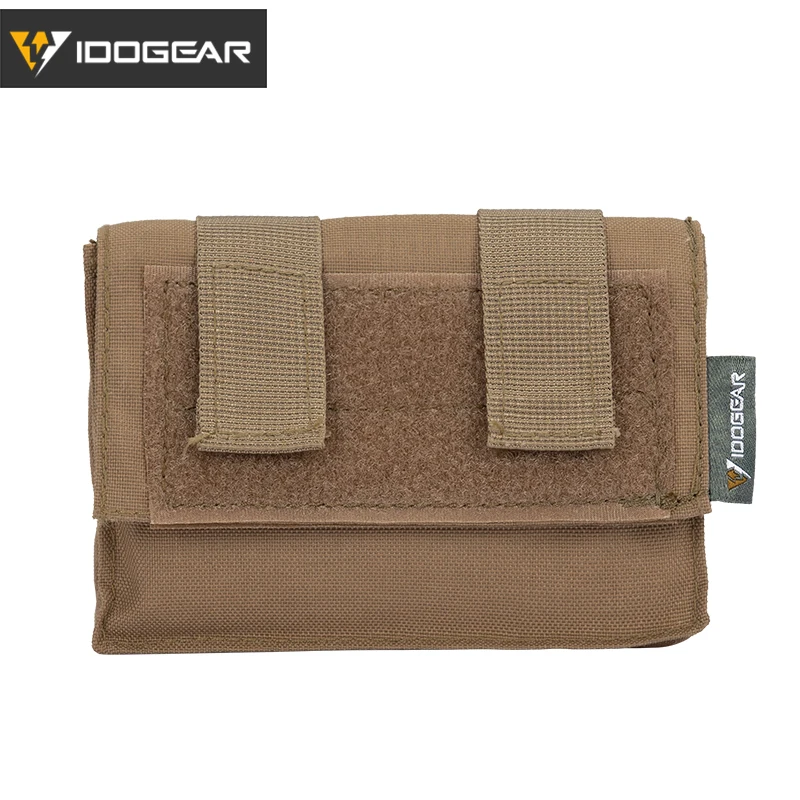 Coyote Brown IDOGEAR Тактический шлем универсальный чехол съемный задний Чехол NVG противовес аккумуляторная сумка 3549 - Цвет: Coyote Brown
