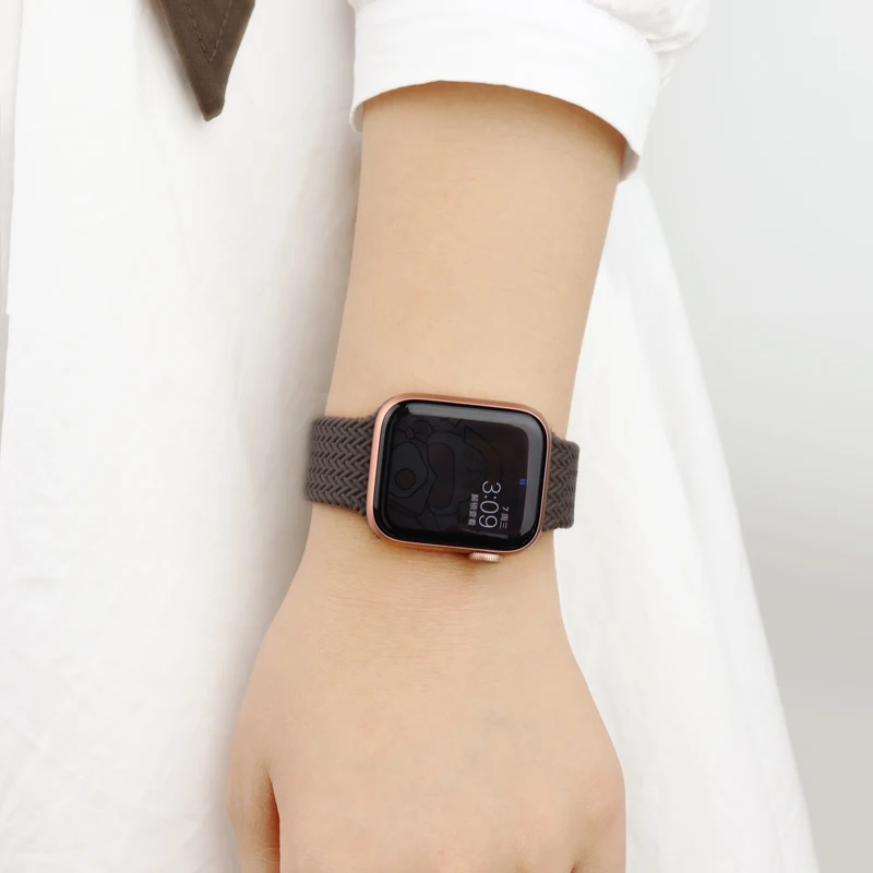 

Solo Loop band For Apple Watch band 44mm 40mm 38mm 42mm silicone Bracelet iWatch Apple Watch Series 6 SE 5 4 3 Strap