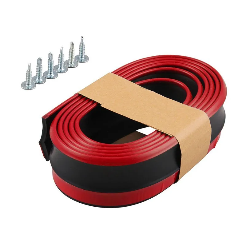 2 5 м мягкий автомобильный Стайлинг Универсальный передний бампер спойлер