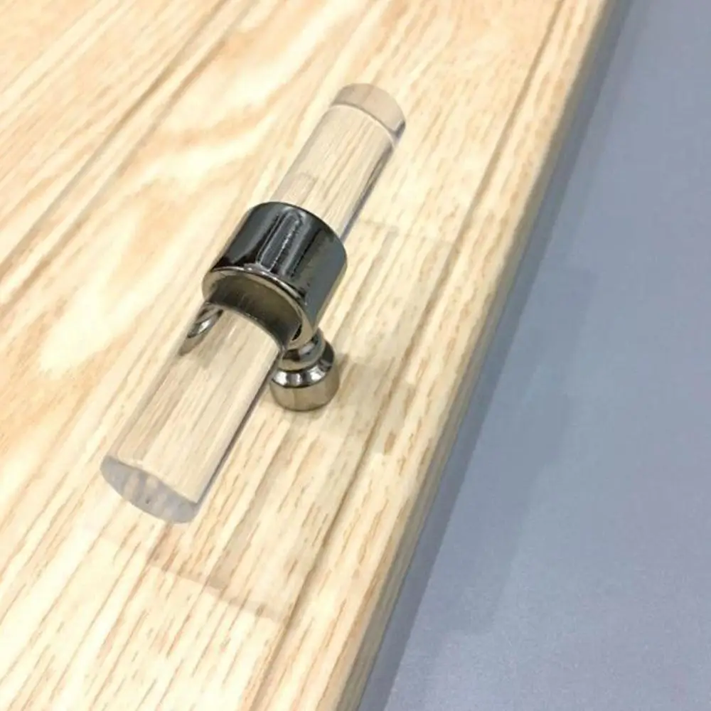 Бытовой серый акриловый ящик ручки тянуть комод Дверная ручка прозрачный Ванная