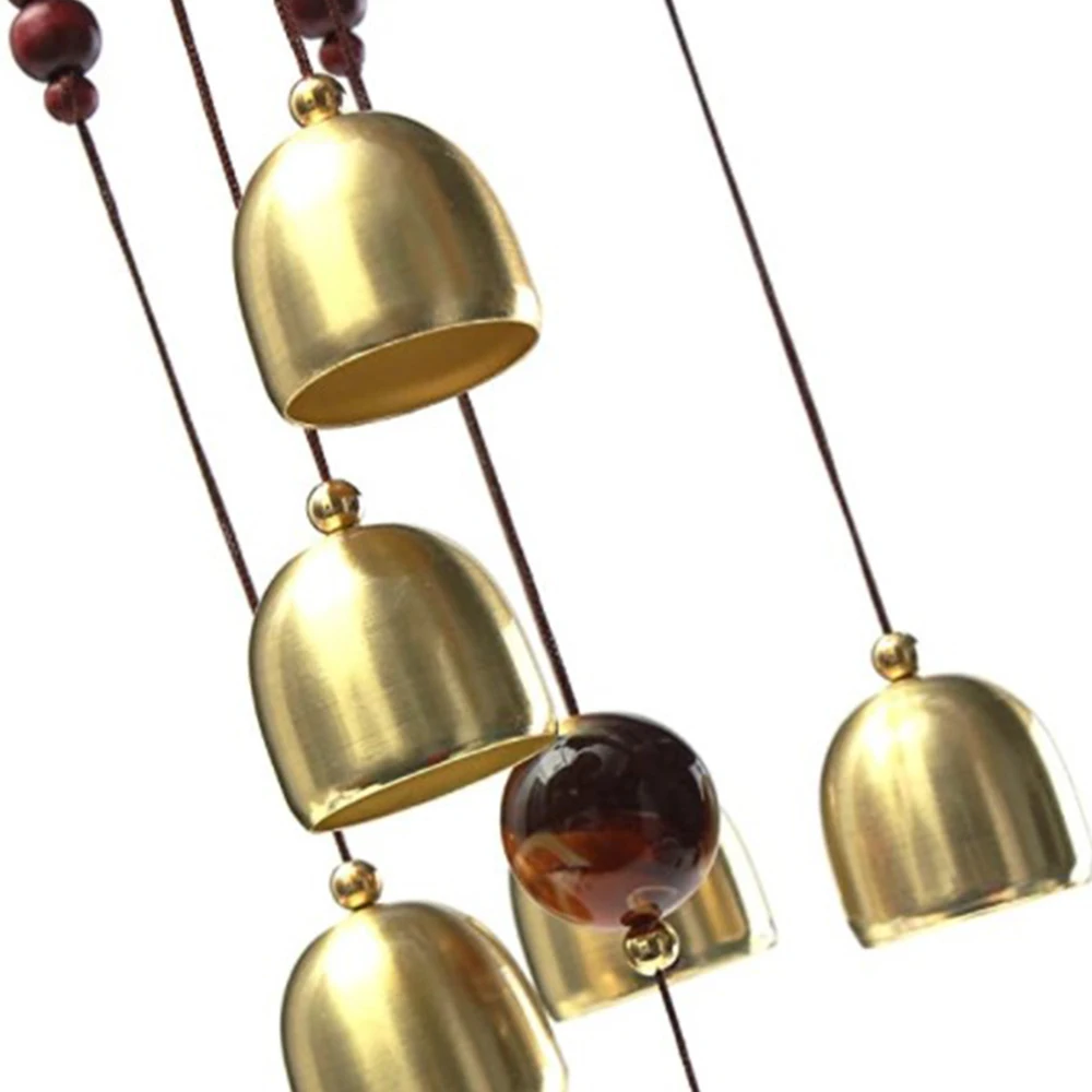 

2pcs Wind Chimes Metal Good Luck Hanging Bell Feng Shui Chimes Garden Vintage Dragon Bell for Indoor Outdoor Blessing Decoration