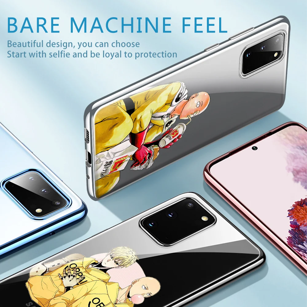 Мягкий ТПУ чехол ONE PUNCH MAN Saitama для Samsung Galaxy S10 S9 S8 S7 S20 Plus Ultra S10e A50 A51 A71 A70 A20 A10 A40 NOTE 10