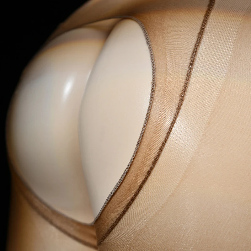 Сексуальные мужские чулки блестящие ультратонкие прозрачные колготки с