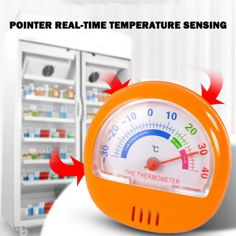 1 шт. 3 вида цветов Выбор термометр для холодильника половина Экран Морозильник