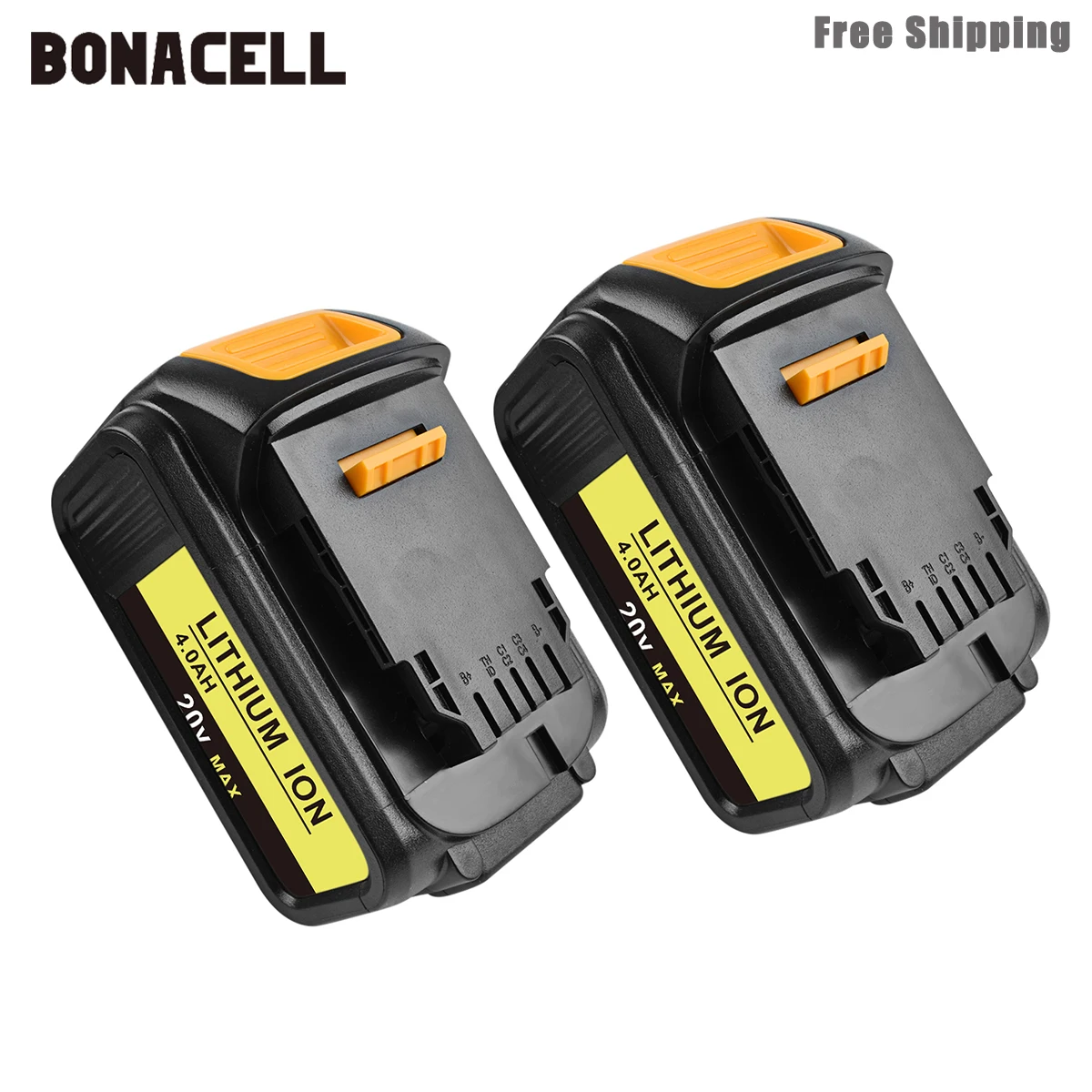 Bonacell 6.0Ah сменный аккумулятор 20 Вольт аккумулятор для DEWALT DCB200 DCB204 литий-ионный Электроинструмент DCB180 DCB181 DCB182 L50