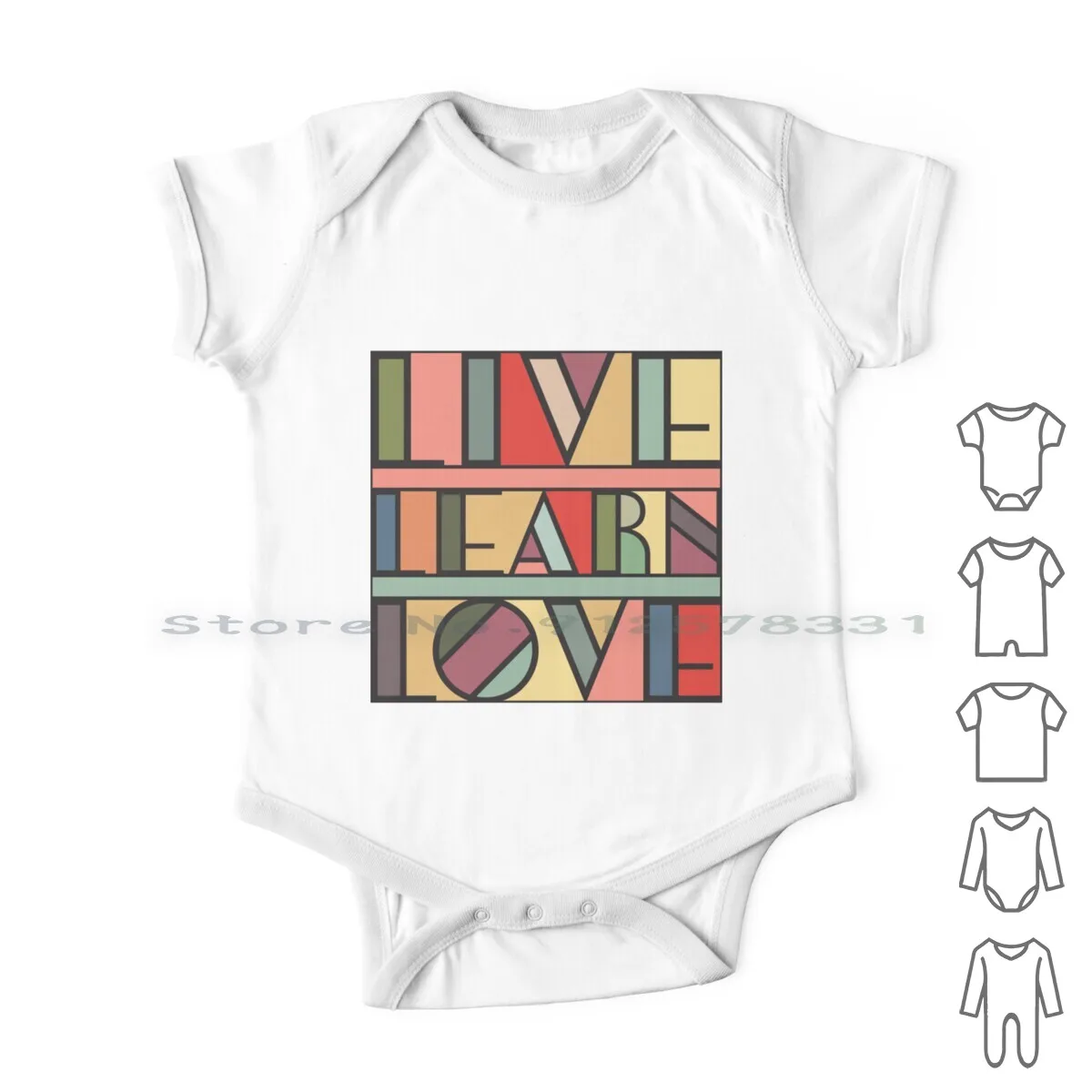 

Хлопковый комбинезон для новорожденных, с надписью «Love»