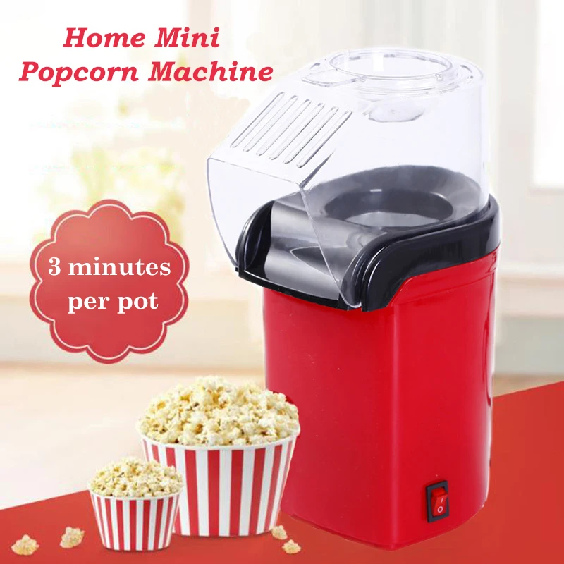 

1200W Hot Air Popper Popcorn Maker with Protaction Cover and Measuring Cup Electric Machine Kitchen Supplies CLH@8
