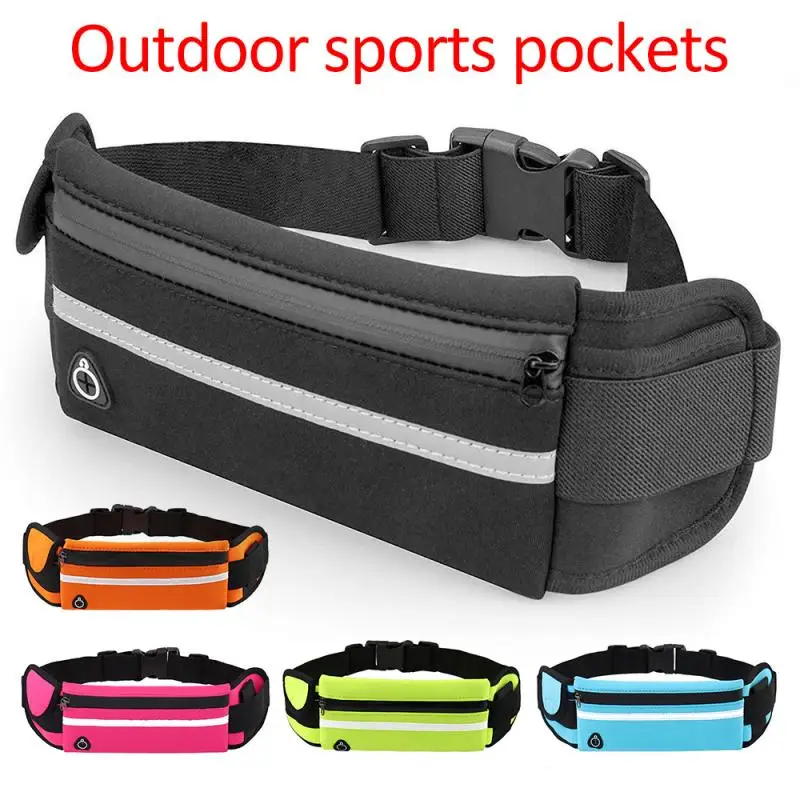 

Unisex Waist Belt Bum Bag Lightweight Waterproof Waist Bag Jogging Running Travel Pouch Outdoor Sport Equipment