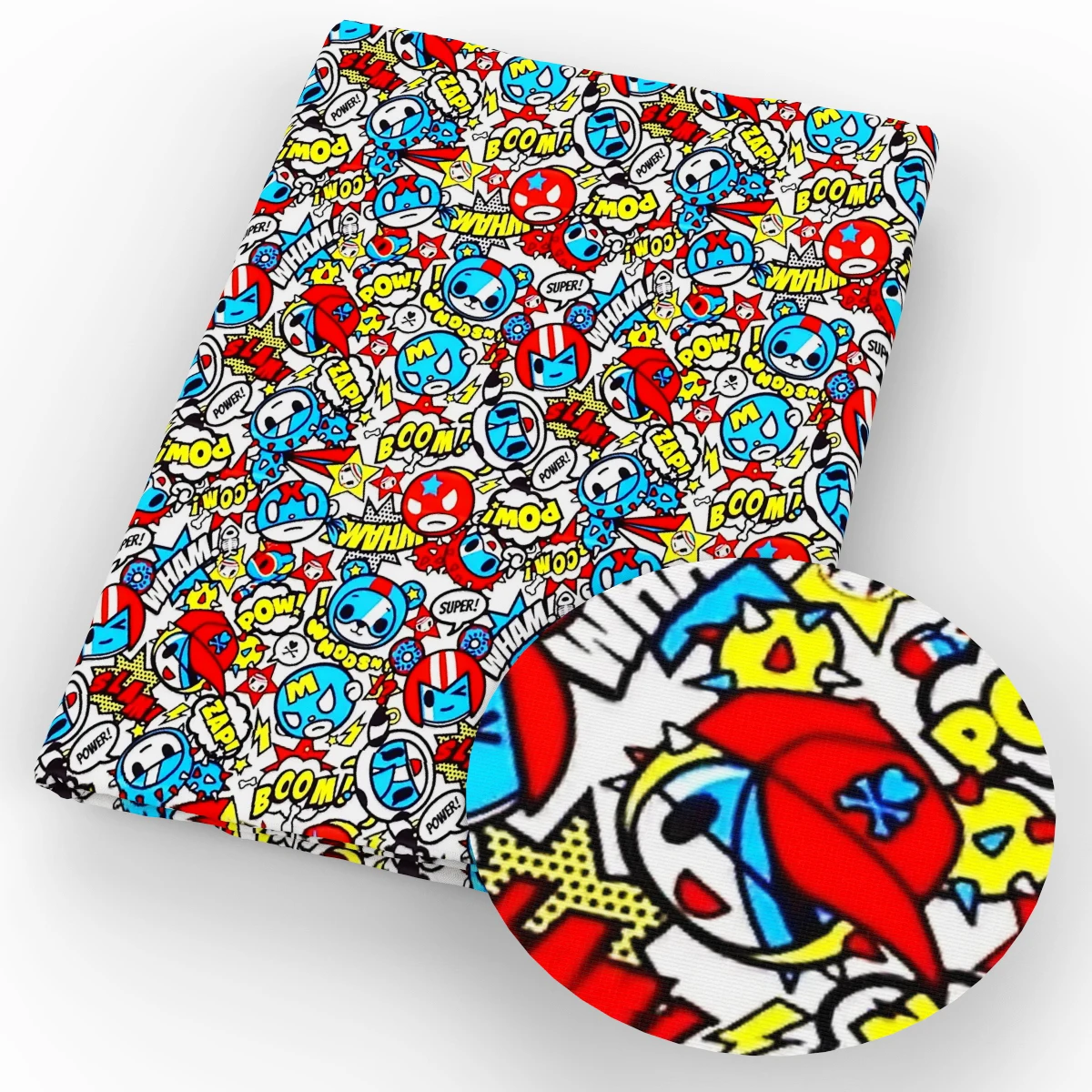 В виде единорога из мультфильма кусков с рисунком Полиэстеровая хлопковая ткань