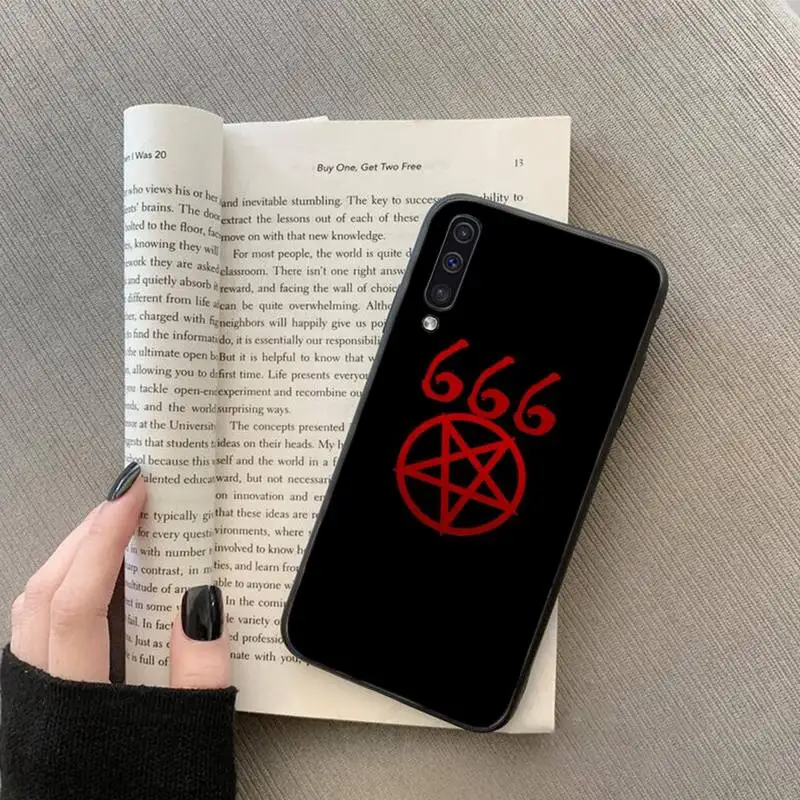 

Pentagram 666 Demonic Satanic Phone Case For Samsung galaxy A S note 10 7 8 9 20 30 31 40 50 51 70 71 21 s ultra plus