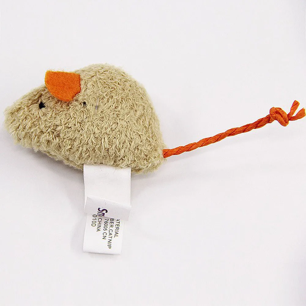 

3Pc/set Pet Cat Mice Toys Rat Squeak Noise Sound Plush Simulation Mouse Interactive Cats Playing Toys
