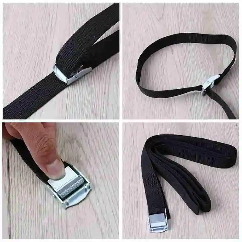

Factory direct black car cargo straps, logistics pallet buckle galvanized press alloy tensioner, straps W4S6