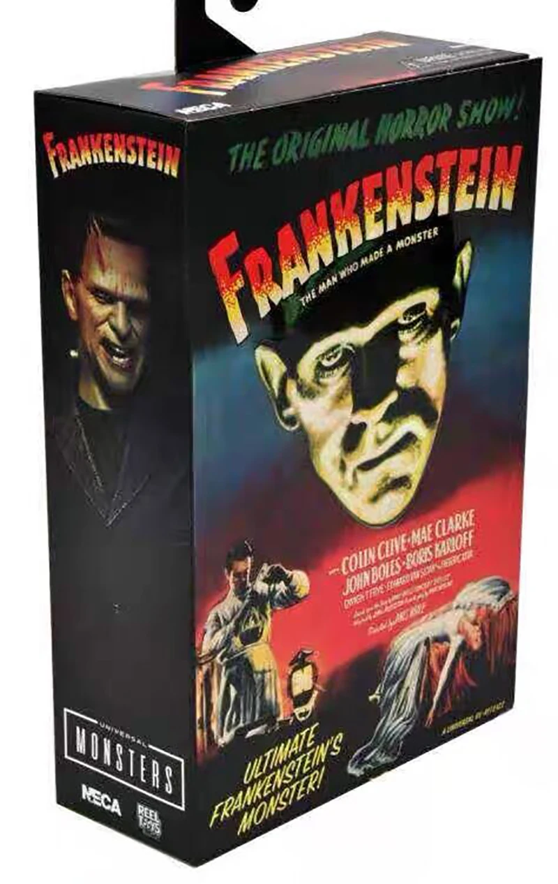 Экшн-фигурка NECA Frankenstein Мэри Шелли Франкенштейн игрушка ужас подарок на Хэллоуин -