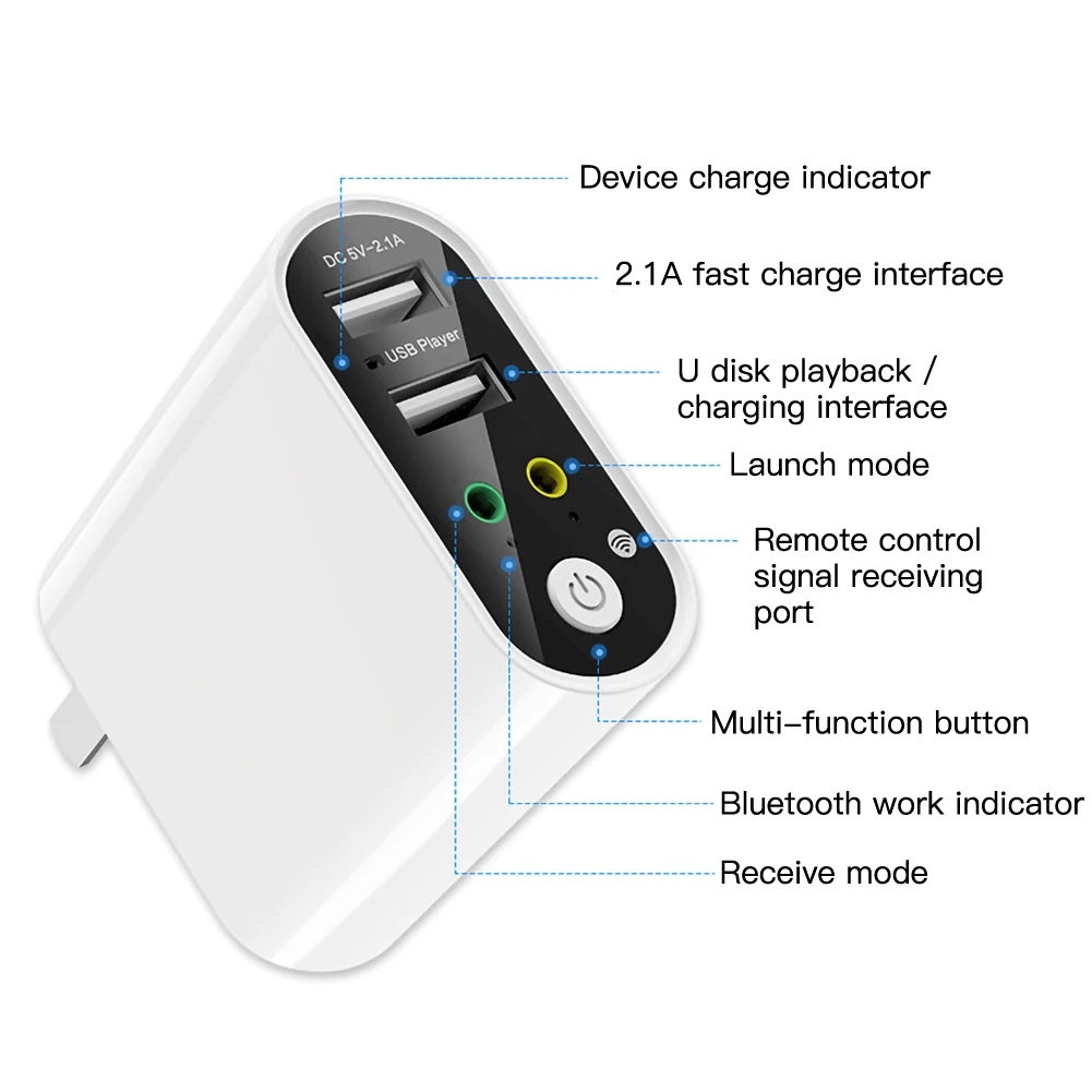 Приемник-передатчик Bluetooth 5 0 2 в 1 с USB-накопителем | Электроника