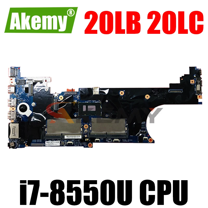

17812-1 Lenovo Thinkpad P52S Type 20LB 20LC Laptop Motherboard Mainboard CPU i7-8550U GPU N18M-Q1-A1 2GB FRU 01YR300 Test Ok