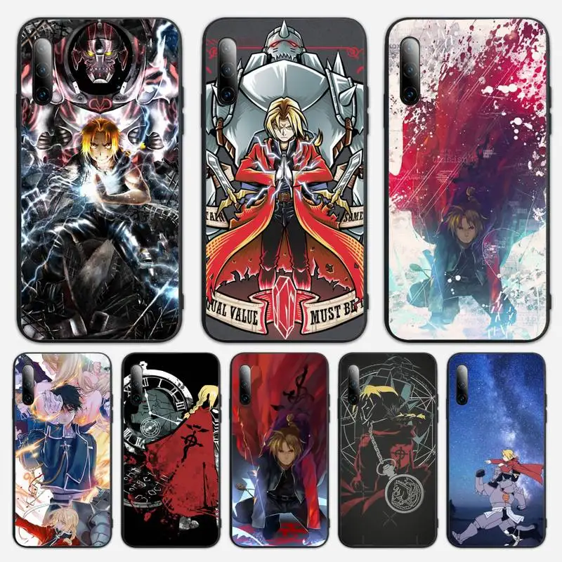 

Fullmetal Alchemist FMA Anime Phone Case For honor 8a 5 7 10i 9 10 20 30 v 7 9 honorview pro Cover Fundas Coque