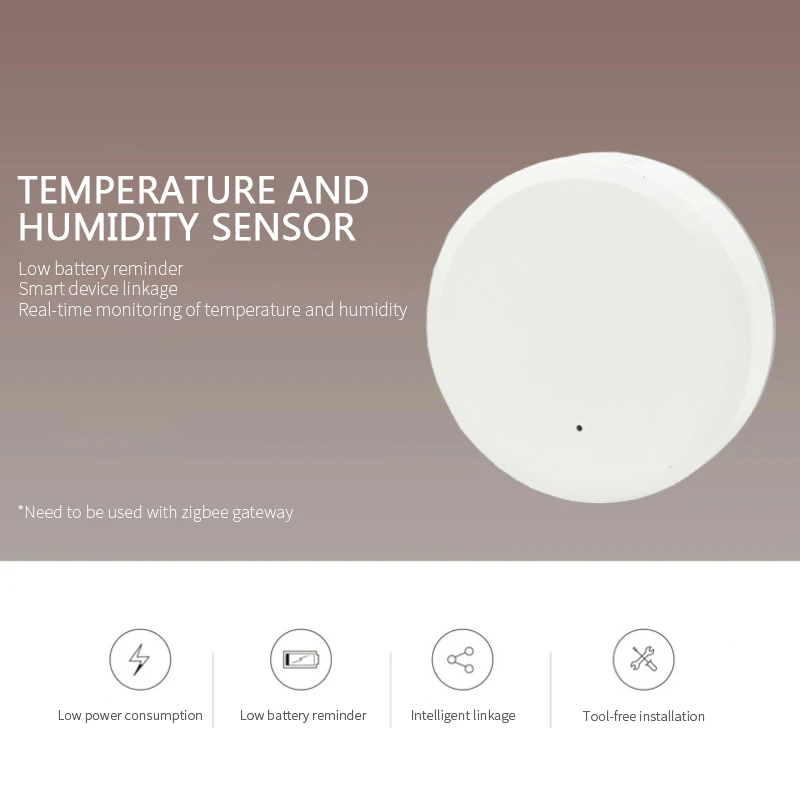 Tuya% 2FSmart Life App ZigBee Smart Температура И Влажность Датчик Работа С Zigbee Hub Через Alexa Google Home Smart Home