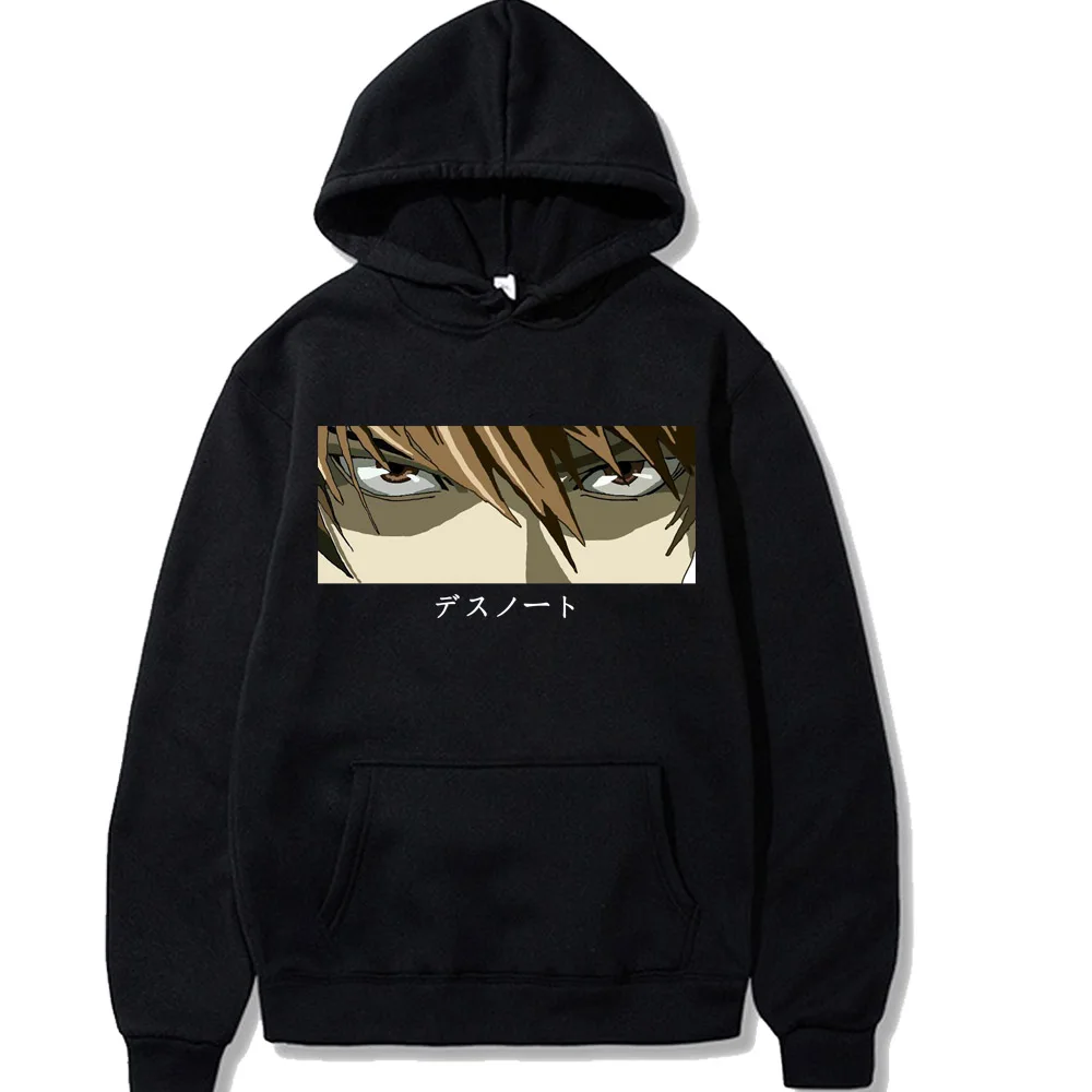 

Hot Anime Dead Note Yagami Moon Eyes Hoodie Unisex Funny Cartoon Street Men's Hoodie Harajuku Pattern Ladies Oversized Sweatshir